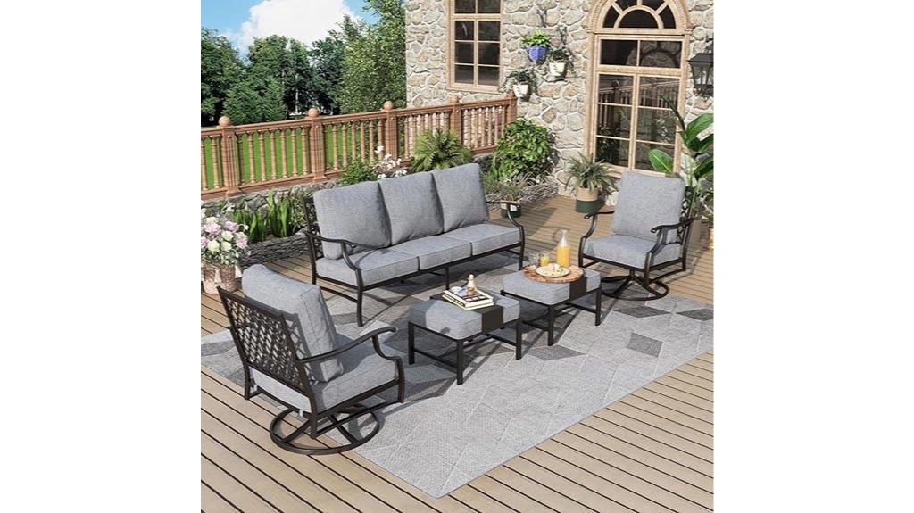 five piece patio furniture