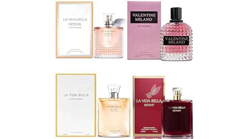 floral vanilla fruity set