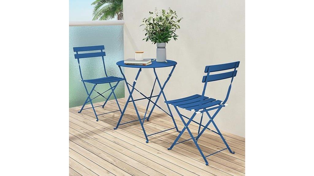 folding bistro patio set