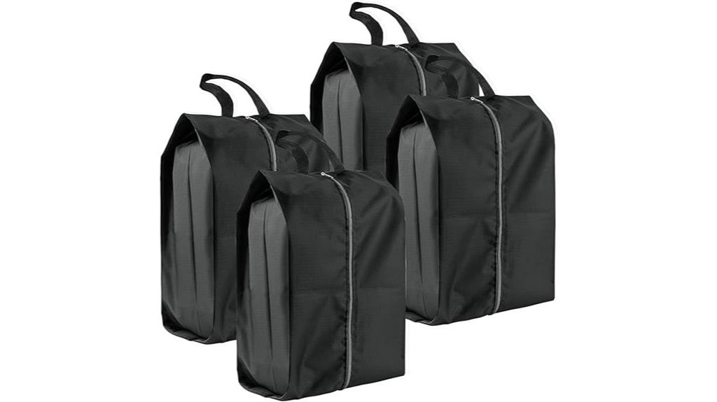 four shoe bags pack