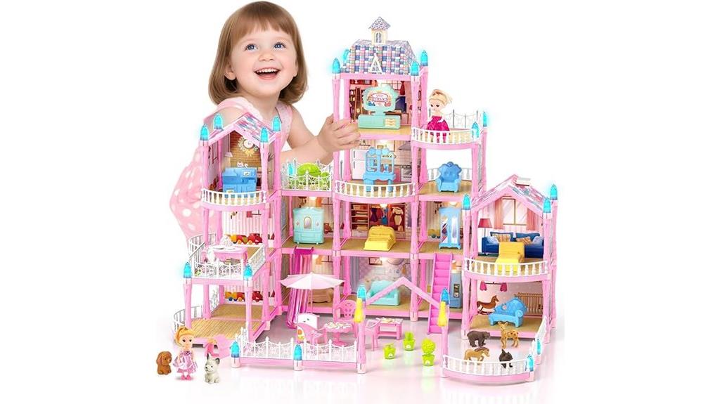 four story girls doll house