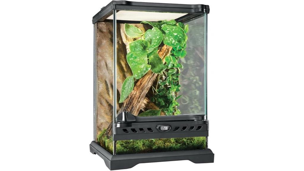 glass reptile terrarium kit