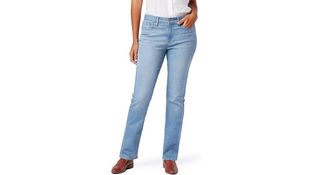 gold women s straight jeans