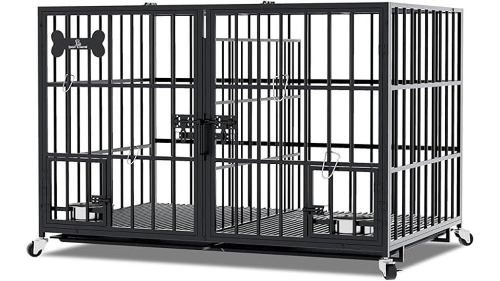 heavy duty metal dog crate