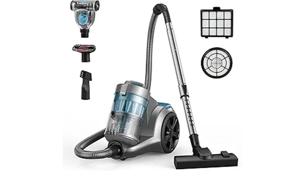 high power canister vacuum