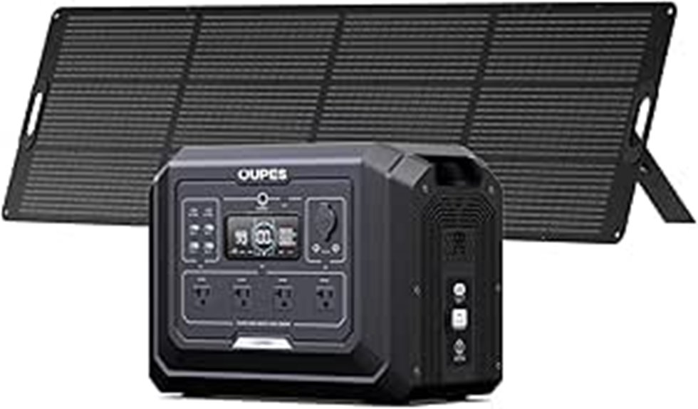 high power solar generator kit