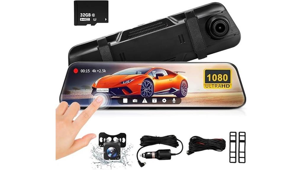 high resolution touchscreen mirror