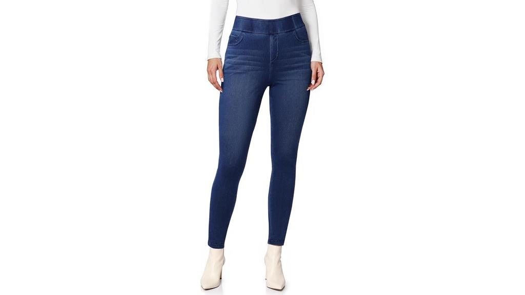 high waisted stretch skinny jeans