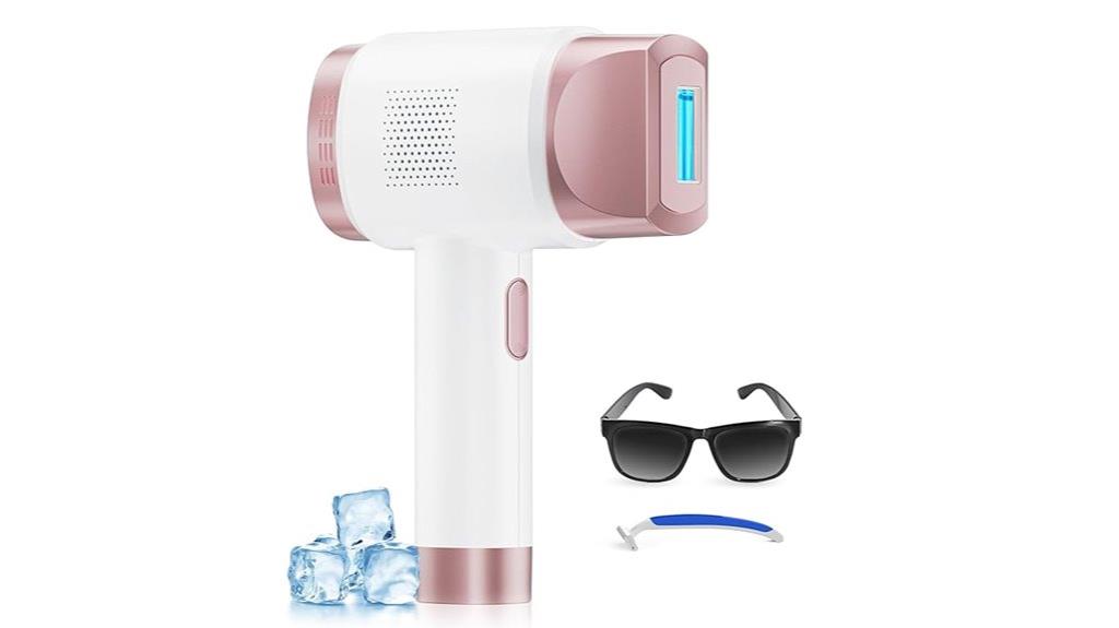 ice cooled body hair removal