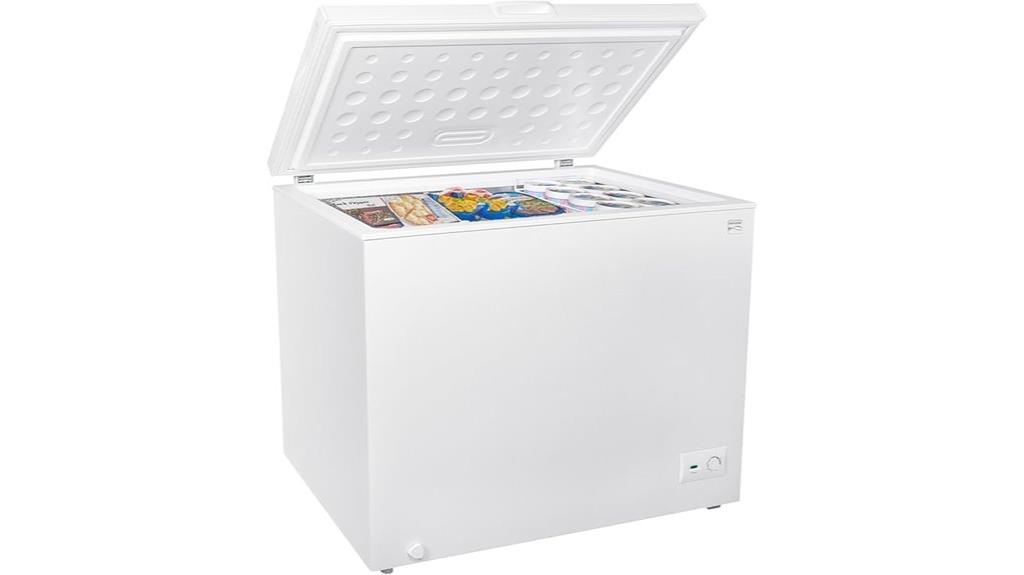 kenmore garage chest freezer