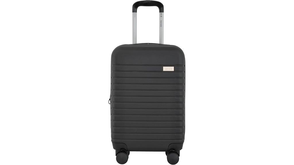 kensie 20 black luggage