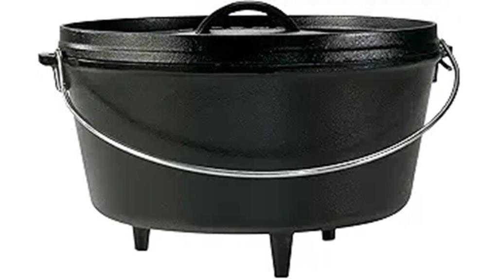 large 8 quart cast iron