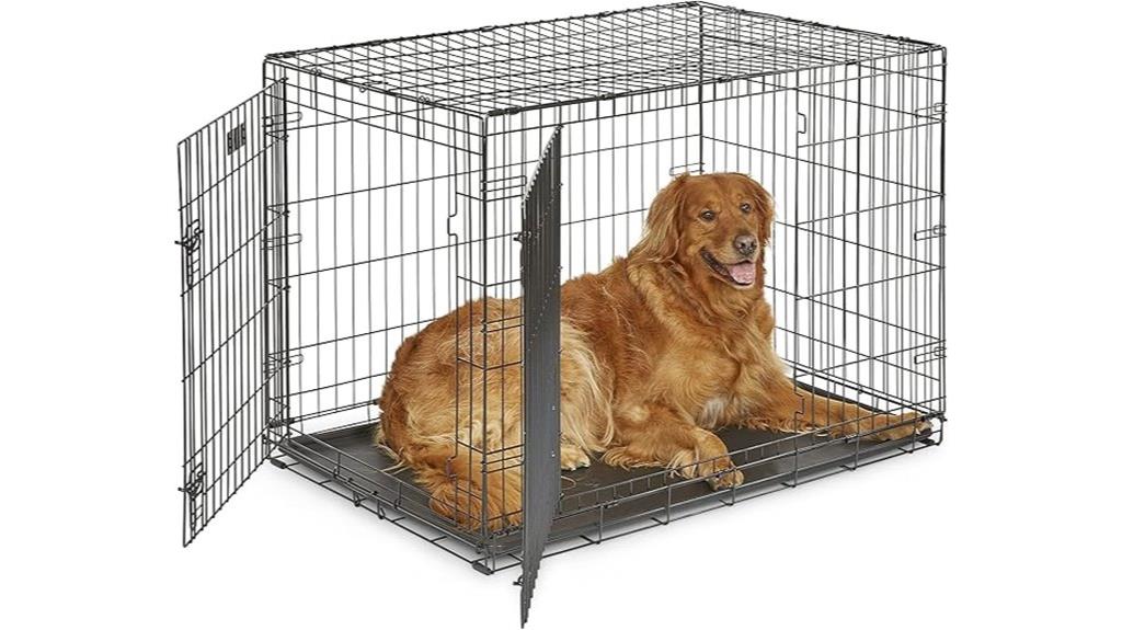 large foldable dog crate