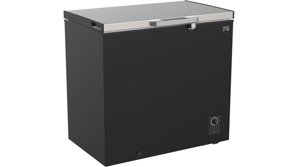 large locking chest freezer