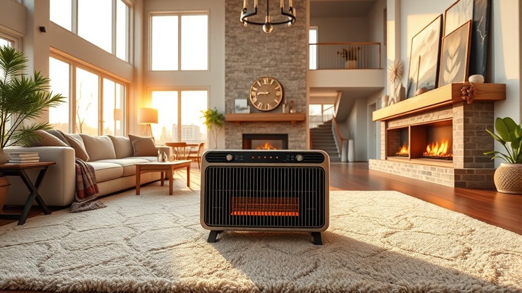 large room heating considerations