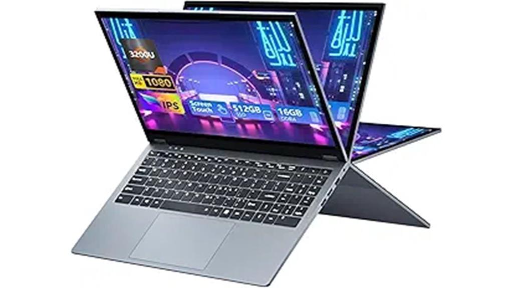 large touchscreen laptop specifications