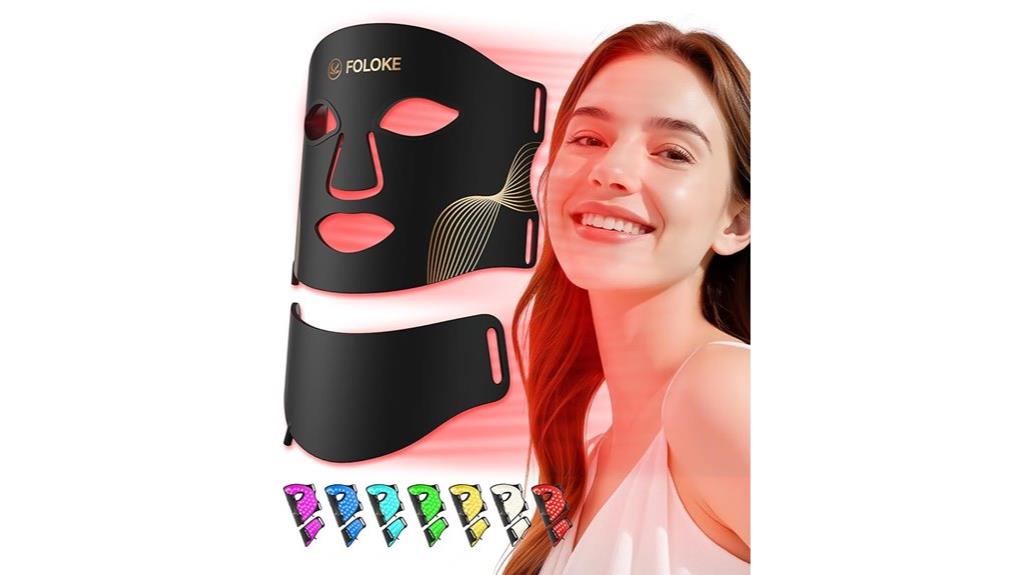 led facial skin mask