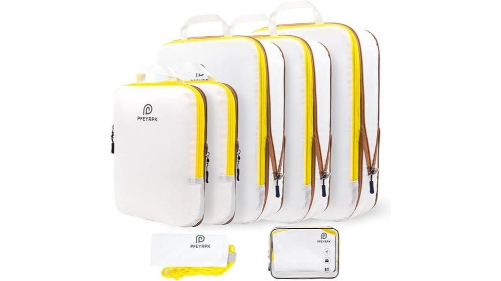 lightweight packing cube sets