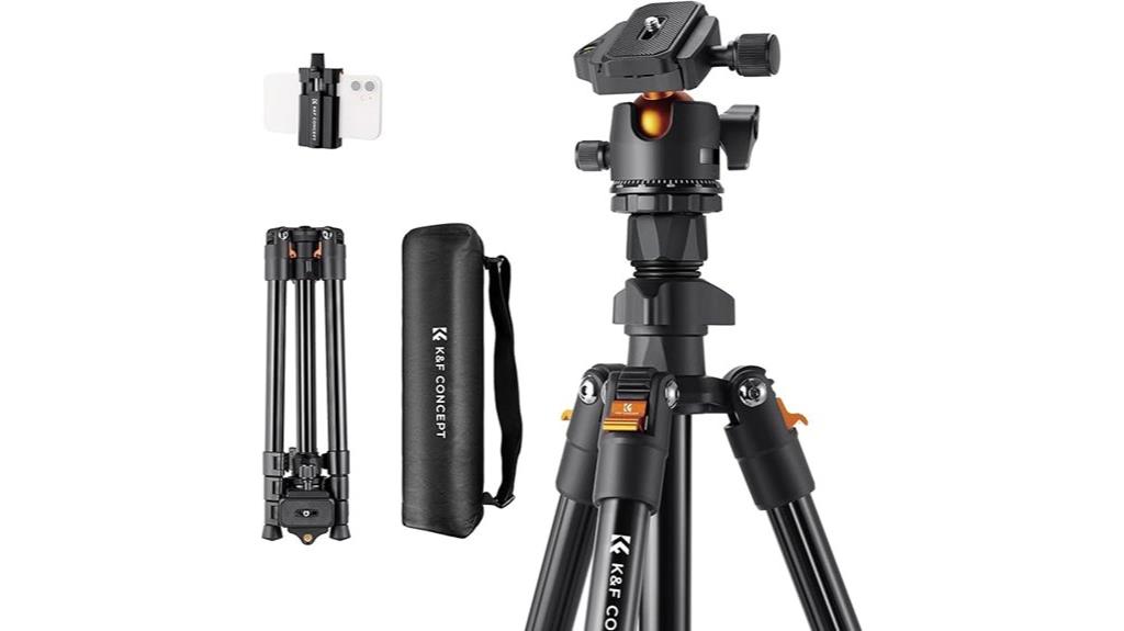 long adjustable camera tripod