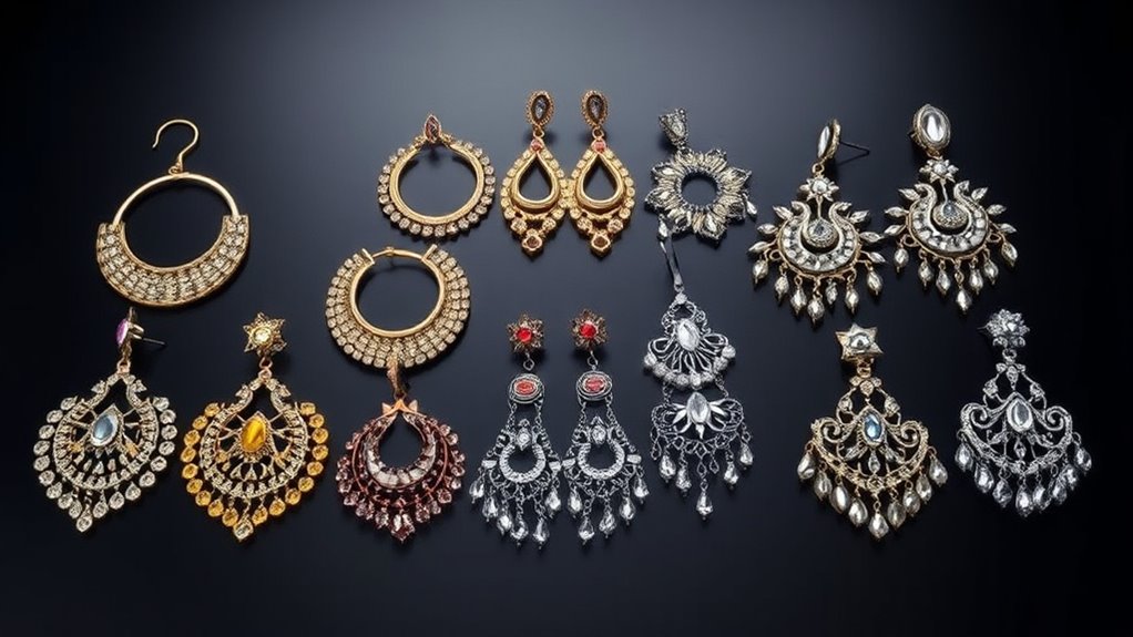 luxury bold earring collections