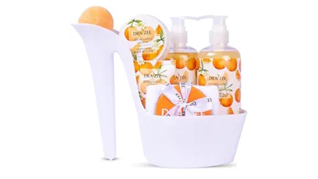 luxury citrus bath set
