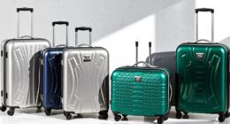 luxury durable travel luggage