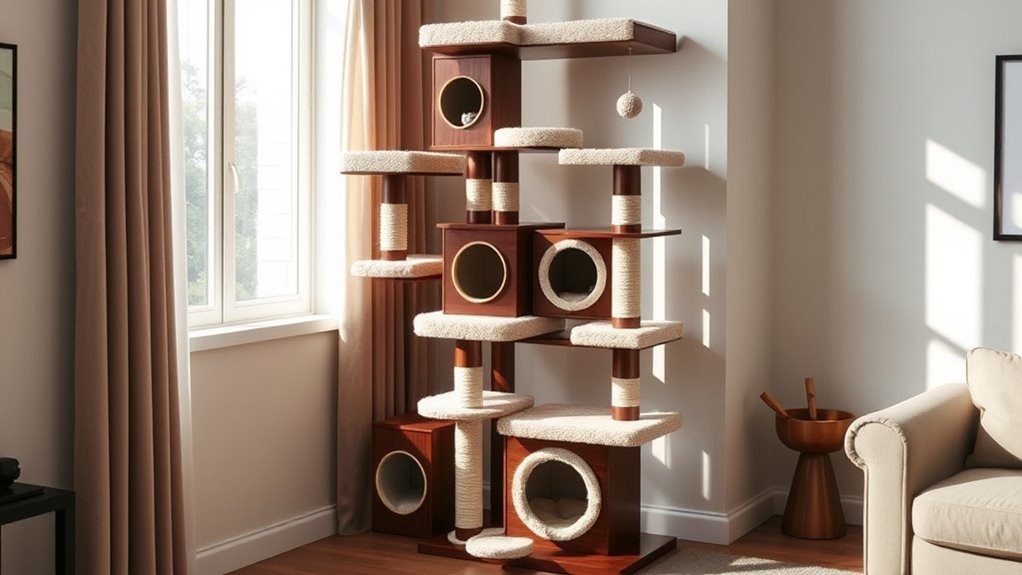 luxury feline activity structures