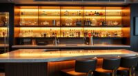 luxury home bar setups