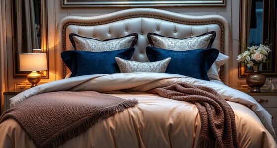 luxury king bed bedding