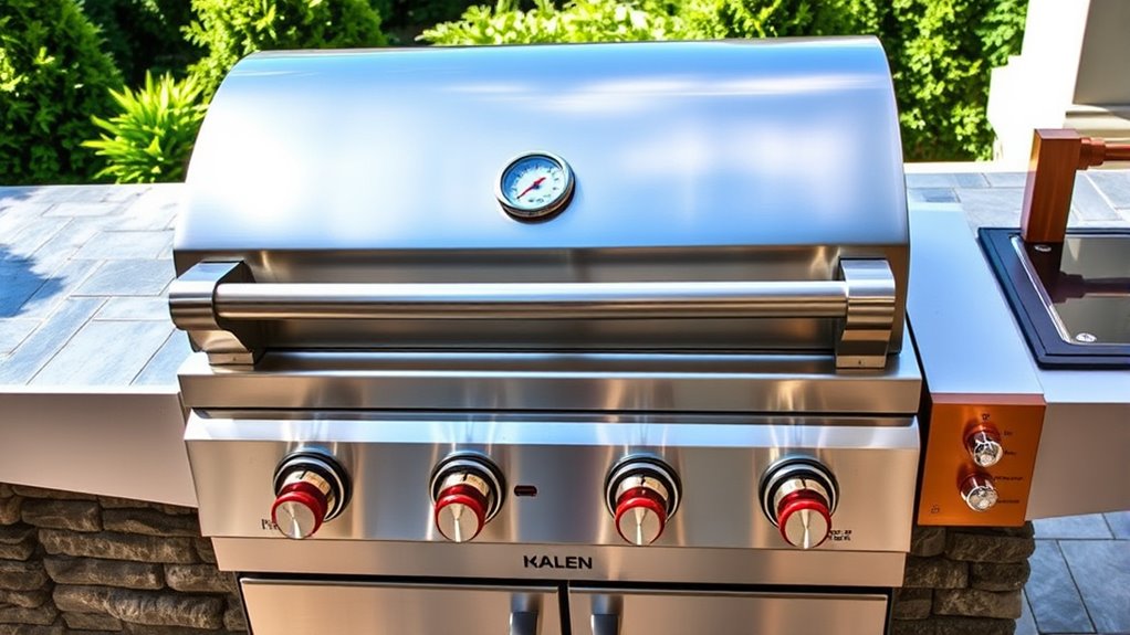 luxury outdoor grill selection