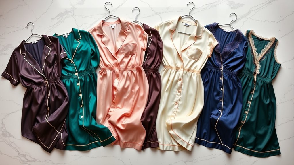 luxury silk pajama sets