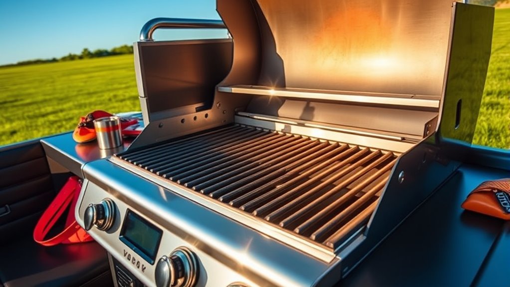 luxury tailgating grill selection
