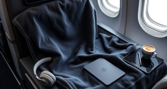 luxury travel blanket selection