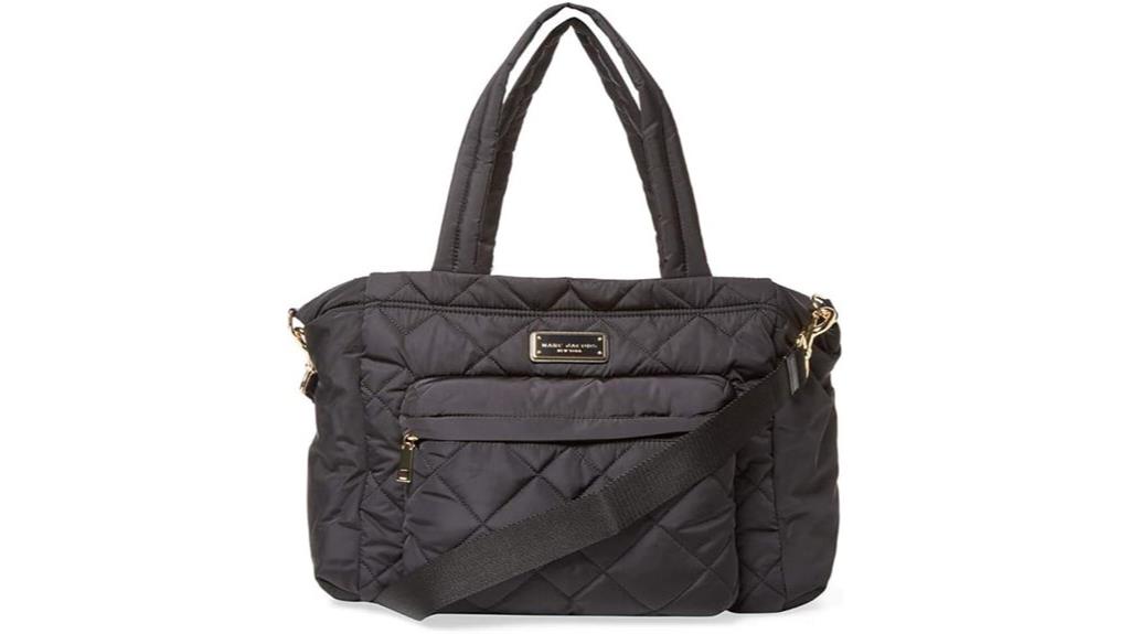 marc jacobs cherry red quilted diaper bag