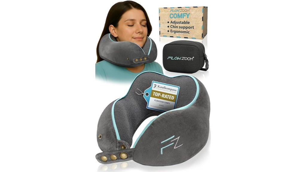 memory foam airplane pillow