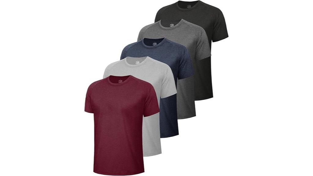 men s athletic moisture wicking shirts