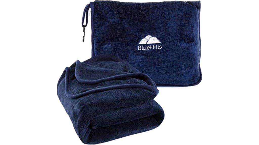 navy blue travel set