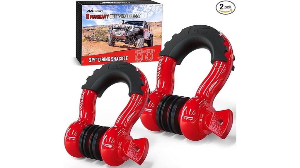 off road d ring shackles