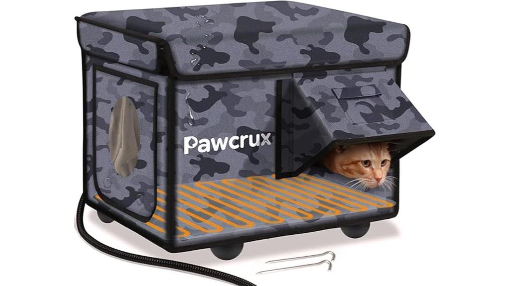 outdoor heated cat shelter