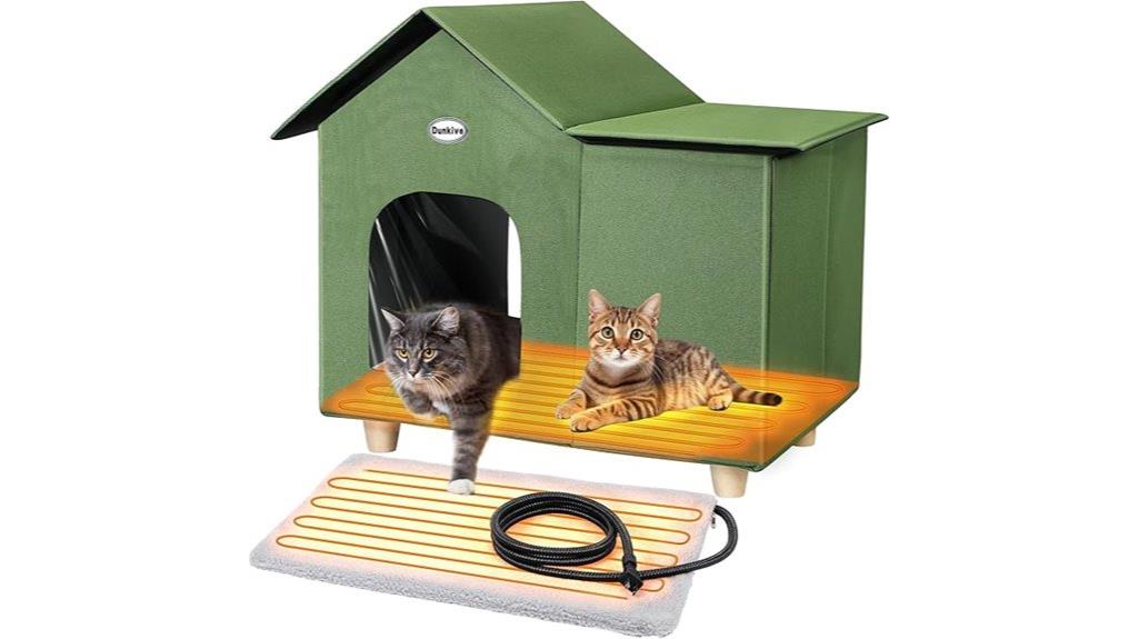 outdoor heated cat shelter