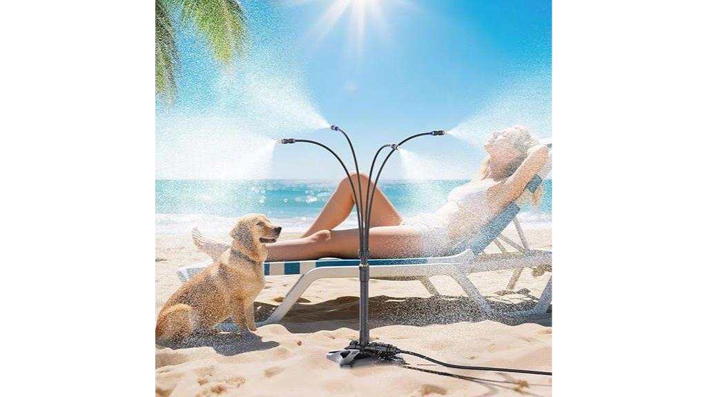 outdoor patio portable misting