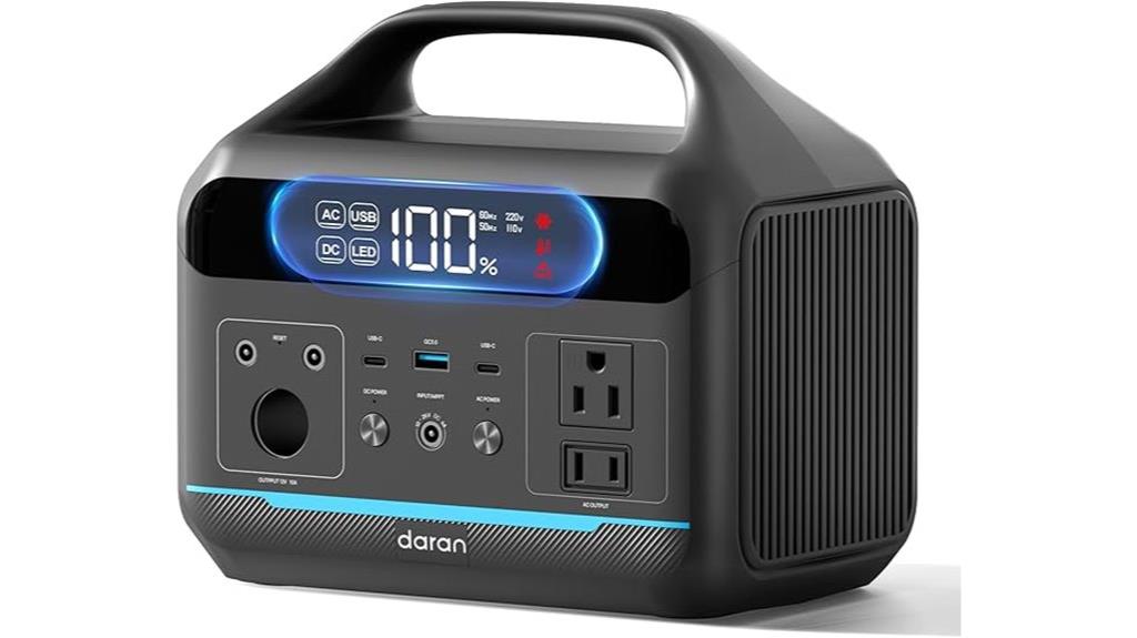 portable 600w power station