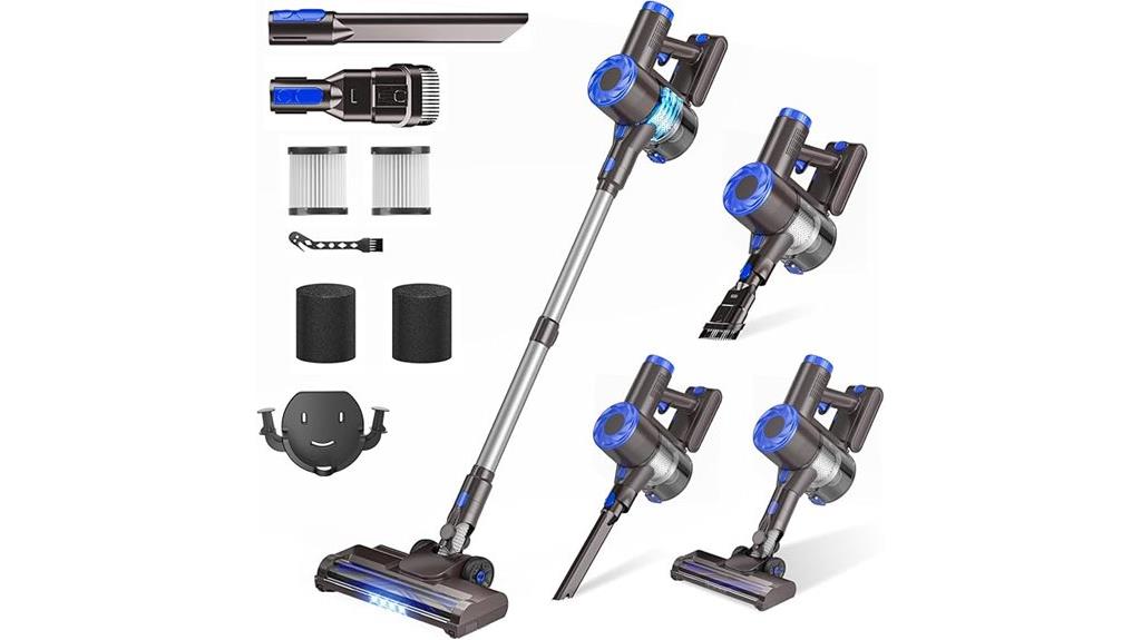 powerful cordless vacuum long battery