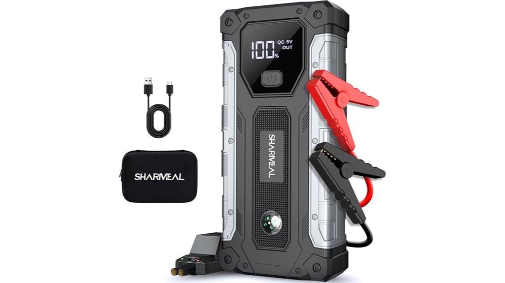 powerful jump starter led
