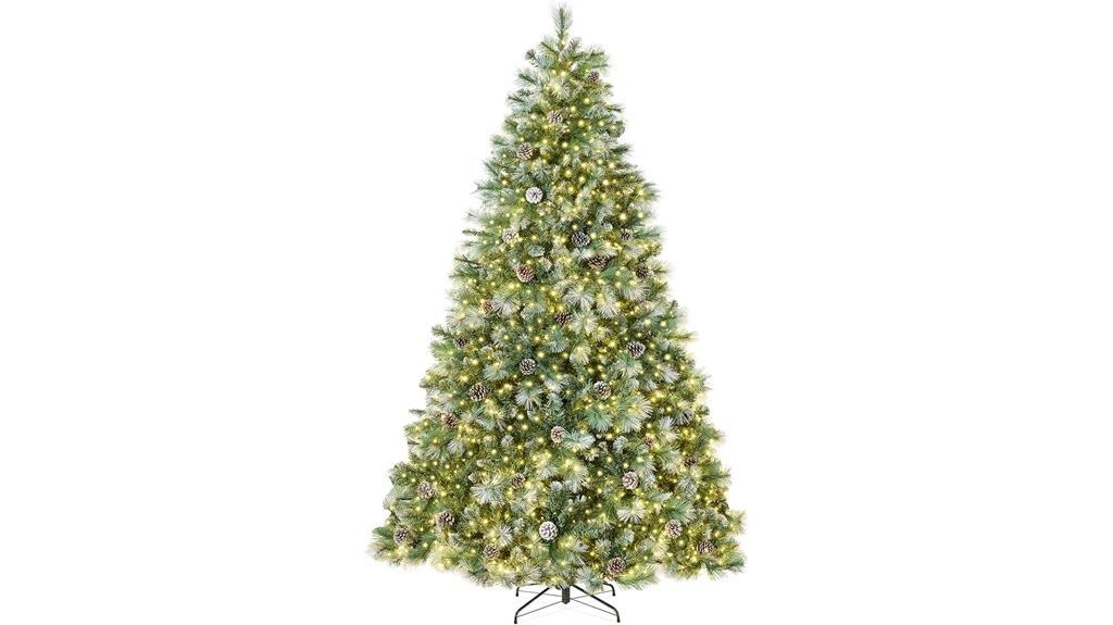 pre lit scotch pine tree