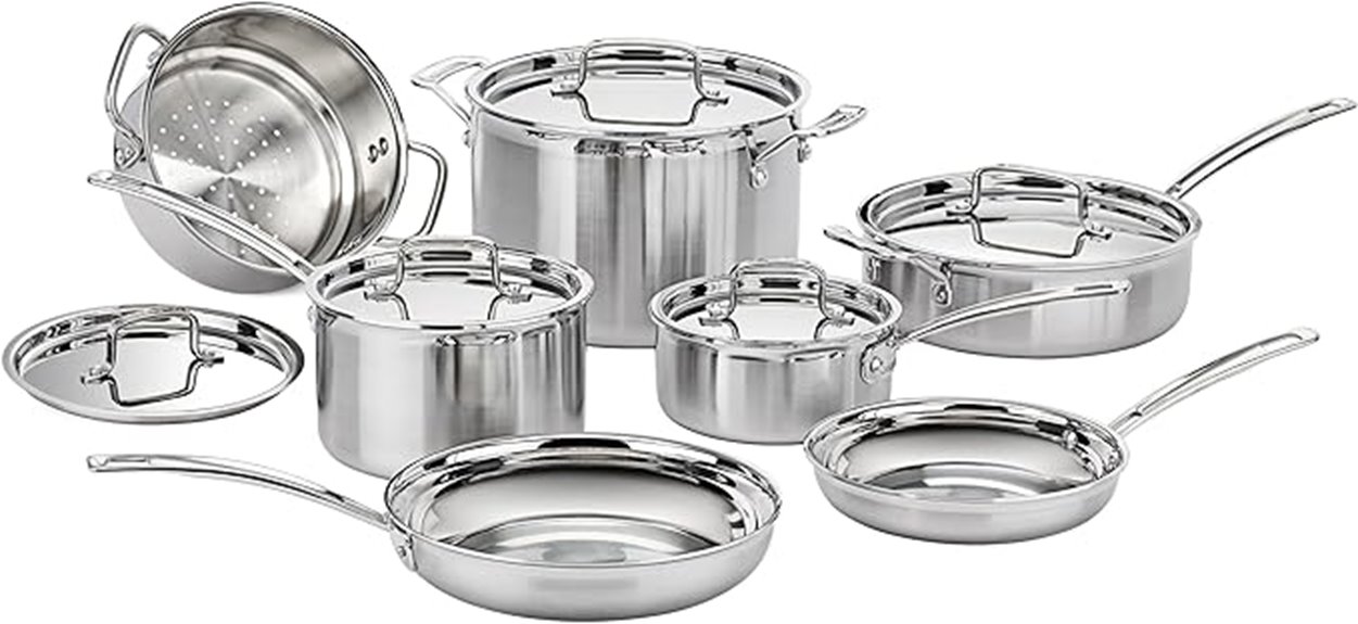 premium stainless steel cookware