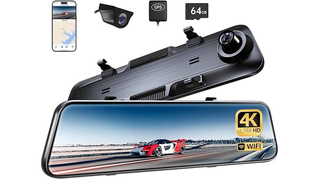 rearview mirror camera