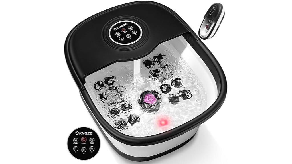 remote controlled heated foot spa