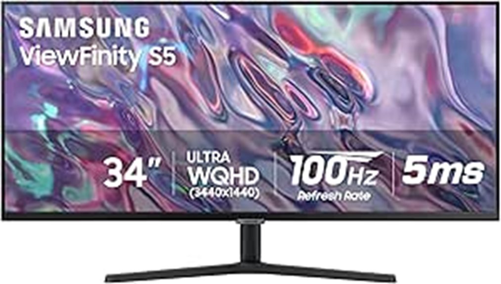 samsung ultra wide wqhd monitor