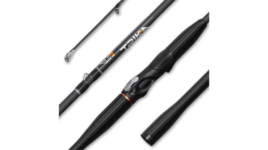 sensitive durable long casting rod